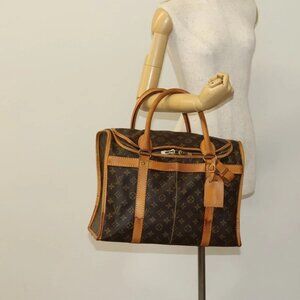 LOUIS VUITTON Monogram Sac Shan 40 Pet Carry Vintage M42024 LV Auth